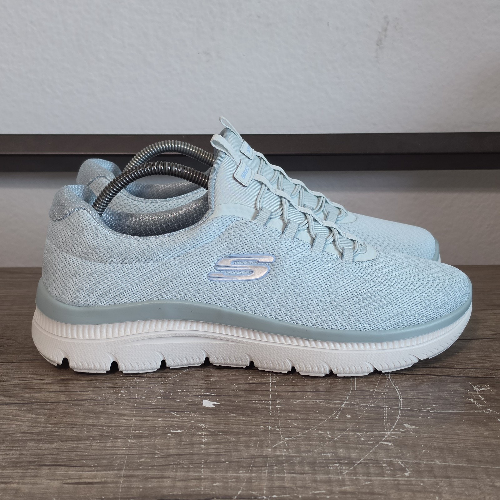 Skechers Summits Plus Summer Haze Women's Slip-On Casual Shoes Size 10 Blue — image 3 of 8